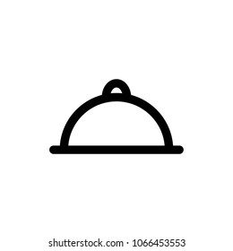 vector de icono de cobertura alimentaria