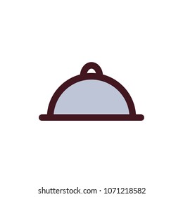 food cover icon vector