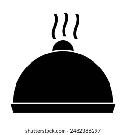 food cover icon vector on white background