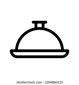 Food Cover Icon Vector Symbol Design Illustration