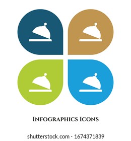 Food Cover Vector Illustration icon for all purpose. Isolated on 4 different backgrounds.