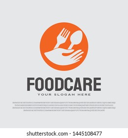 food culinary logo with love sign or heart concept. cooking icons. organic food emblem . restaurant creative symbols. food. vector illustration element