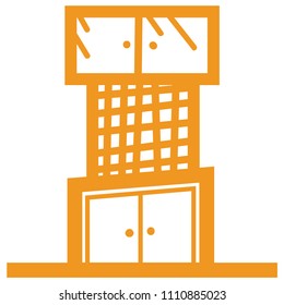 Food Cupboard Icon. Real Estate Icon In Vector Illustration.