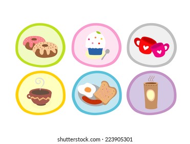 Food Cute Vector