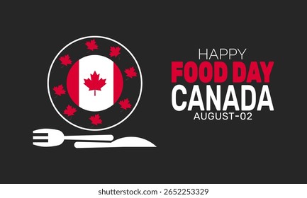 Food Day Canada template, Canadian ingredients, farm to table concept, holiday food event, placard and flyer layout