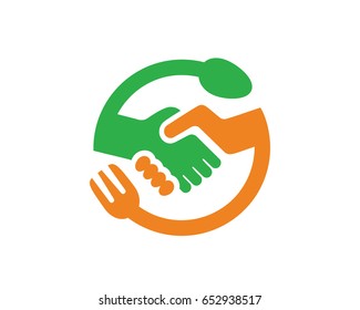 Food Deal Logo Template Design Vector, Emblem, Design Concept, Creative Symbol, Icon