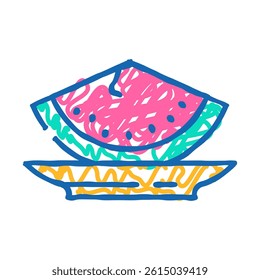 food delicious doodle icon sketch vector. food delicious sign. isolated symbol illustration