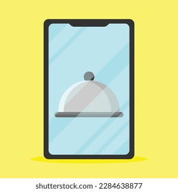 Food delivery application icon. Subtable to place on food delivery, etc.