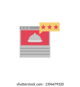 Food delivery, calendar, cloche, eat, food, rating, restaurant color icon