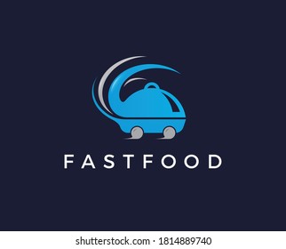 Food Delivery Catering Fast Food Logo Vector Icon 