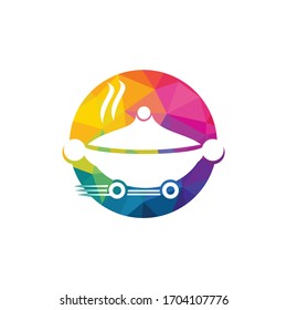 Food Delivery Catering Vector Logo Design.