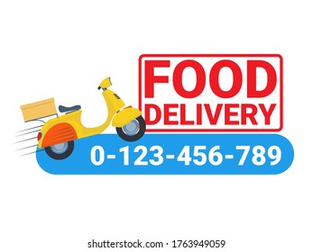 food delivery design, vector illustration eps10 graphic