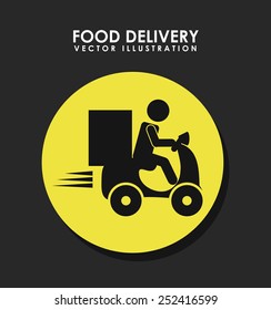 food delivery design, vector illustration eps10 graphic 