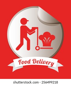 food delivery design, vector illustration eps10 graphic 