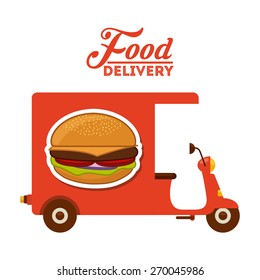 food delivery design, vector illustration eps10 graphic 