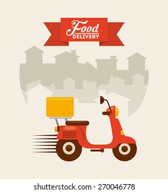 food delivery design, vector illustration eps10 graphic 