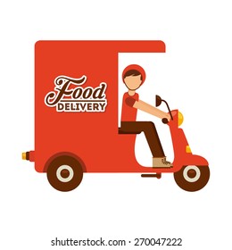 food delivery design, vector illustration eps10 graphic 