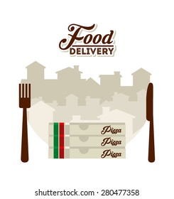 food delivery design, vector illustration eps10 graphic 