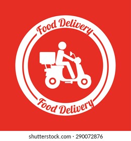 Food Delivery Design Vector Illustration Eps10 Stock Vector (Royalty ...