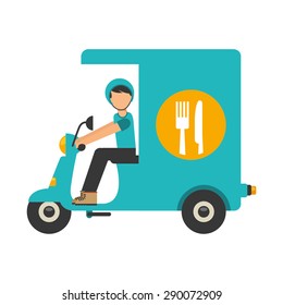 food delivery design, vector illustration eps10 graphic 