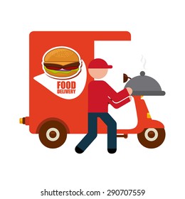 food delivery design, vector illustration eps10 graphic 