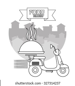 food delivery design, vector illustration eps10 graphic 