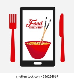 food delivery design, vector illustration eps10 graphic 