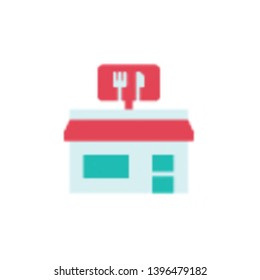 Food delivery, eat, food, restaurant color icon