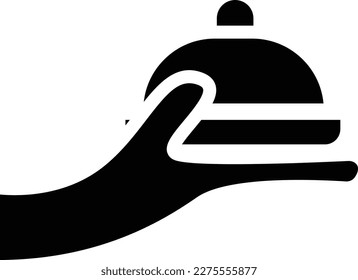 Food Delivery Glyph Icon Free