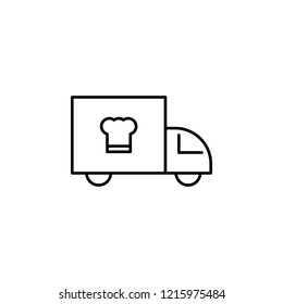 food, delivery icon. Element of food icon. Thin line icon for website design and development, app development. Premium icon