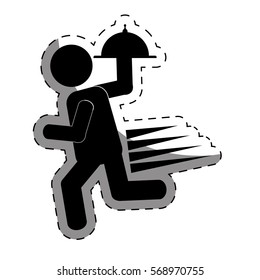 food delivery icon image vector illustration design 