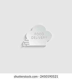 food delivery icon online food shopping logo 