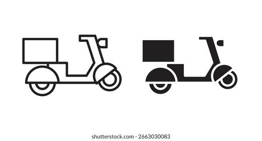 Icono de entrega de alimentos Vector elemento de diseño logo Plantilla