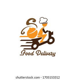 food delivery icon vector graphic element sign logo