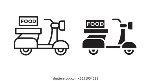 Food delivery icon vector, Symbol, logo illustrations
