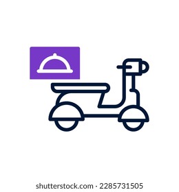 food delivery icon for your website design, logo, app, UI.