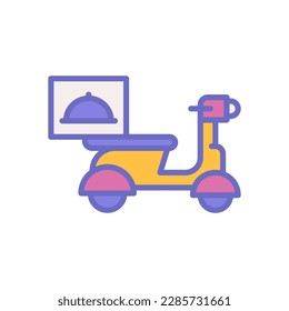 food delivery icon for your website design, logo, app, UI.