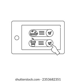 Food Delivery icons. food box, courier, fast delivery, door delivery, order food online, scooter and food scooter, express delivery, courier call and more.