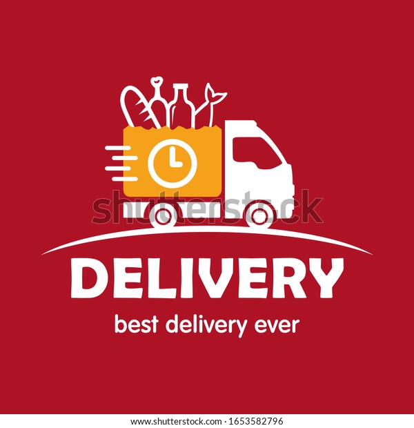 Food delivery. Line\
icon- delivery express
