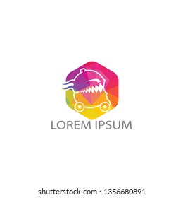 Food delivery logo design. Fast delivery service sign. Delivery logo online food ordering restaurant. 