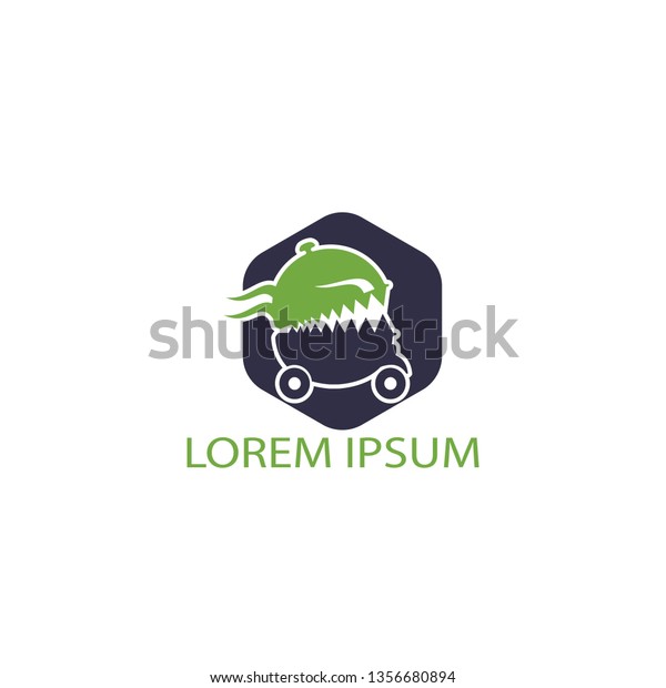 Food Delivery Logo Design Fast Delivery Stock Vector Royalty Free