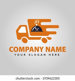 Food Delivery Logo Design Vector Graphic