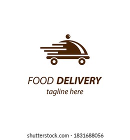 Food delivery logo images illustration design