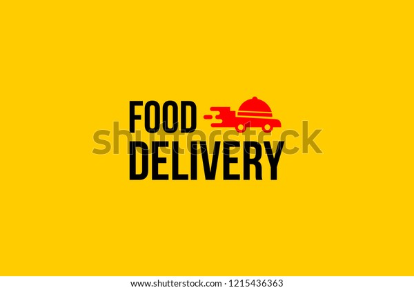 Food delivery logo template with type of\
pictorial logo inspiration. Can use for corporate brand identity,\
culinary, food truck, cafe, and\
delivery