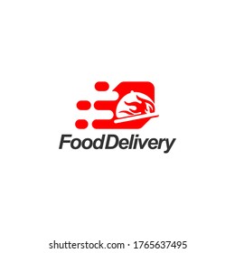 Food Delivery Logo Template Vector 