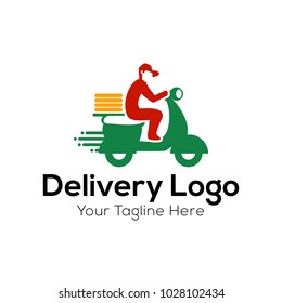 Food delivery logo Vector