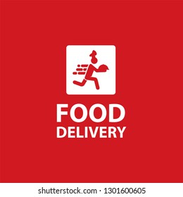 Food delivery logo Vector