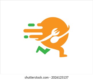 Food Delivery Logo Vector Element Template Design.