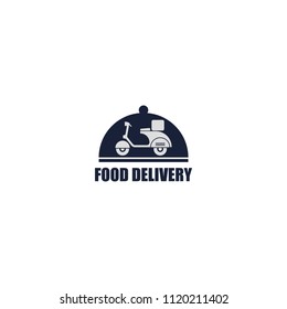 Food Delivery Logo Vector Template Design Illustration