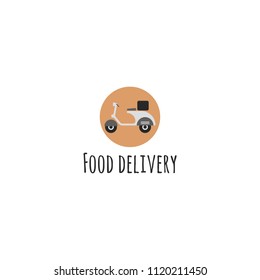 Food Delivery Logo Vector Template Design Illustration